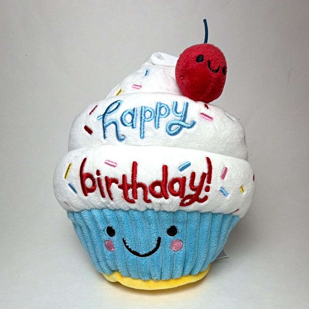 American Greetings Happy Birthday Cupcake Plush 8 inches